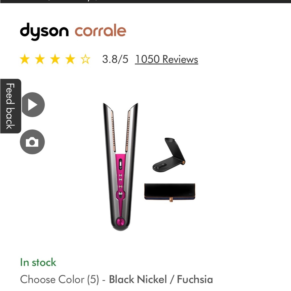Dyson Corrale Hair straightener